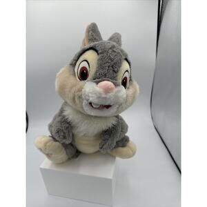 Disney Store Exclusive Authentic Bambi THUMPER Bunny Rabbit 14" Soft Plush-EUC!